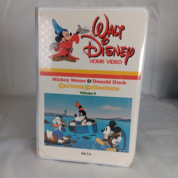 Walt Disney BETA Tape Mickey & Donald Cartoon Collections Vol. 3 (1981) SEE PICS - Picture 1 of 9